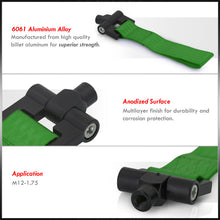 Load image into Gallery viewer, JDM Sport Universal M12 Tow Hook Strap Green