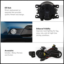 Load image into Gallery viewer, Honda Pilot 2012-2015 Front Fog Lights Clear Len (Includes Switch & Wiring Harness)