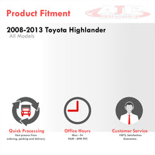 Load image into Gallery viewer, Toyota Highlander 2008-2013 Aluminum Crossbar Cargo Roof Rack
