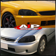 Load image into Gallery viewer, Honda Civic 1999-2000 Factory Style Headlights Chrome Housing Smoke Len Clear Reflector