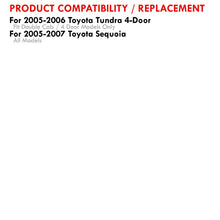 Load image into Gallery viewer, Toyota Tundra (Double Cab / 4 Door Models Only) 2005-2006 / Sequoia 2005-2007 Factory Style Headlights + Corners Black Housing Clear Len Amber Reflector