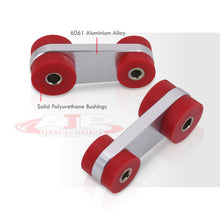 Load image into Gallery viewer, Subaru Impreza WRX STI 1997-2007 Front Sway Bar End Links Silver with Red Polyurethane Bushings