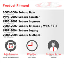 Load image into Gallery viewer, Subaru Impreza WRX STI 1997-2007 Front Sway Bar End Links Silver with Red Polyurethane Bushings