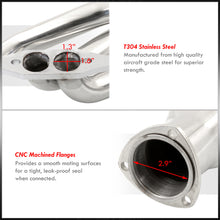 Load image into Gallery viewer, Chevrolet GMC 265-400 Small Block SBC 1966-1991 Stainless Steel Shorty Exhaust Header