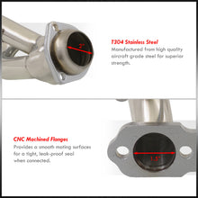Load image into Gallery viewer, Chevrolet S10 1996-2001 / Blazer 1997-2001 / GMC Sonoma 1996-2001 / Jimmy 1997-2001 4.3L V6 Stainless Steel Shorty Exhaust Header
