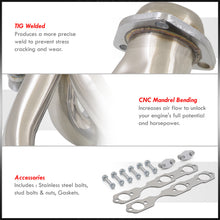 Load image into Gallery viewer, Chevrolet S10 1996-2001 / Blazer 1997-2001 / GMC Sonoma 1996-2001 / Jimmy 1997-2001 4.3L V6 Stainless Steel Shorty Exhaust Header
