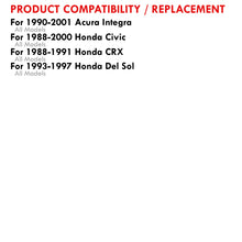 Load image into Gallery viewer, Acura Integra 1990-2001 / Honda Civic 1988-2000 / CRX 1988-1991 / Del Sol 1993-1997 Rear Control Toe Arms Kit Black (Version 4)