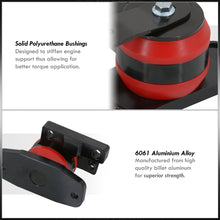 Load image into Gallery viewer, Volkswagen MK5 MK6 Jetta 2006-2014 / Golf 2006-2014 / Audi A3 2005-2013 / TT 2008-2014 Engine & Transmission Motor Mount Black with Red Polyurethane Bushing