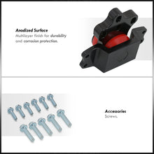 Load image into Gallery viewer, Volkswagen MK5 MK6 Jetta 2006-2014 / Golf 2006-2014 / Audi A3 2005-2013 / TT 2008-2014 Engine & Transmission Motor Mount Black with Red Polyurethane Bushing