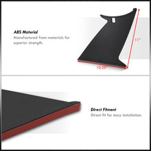 Load image into Gallery viewer, Subaru WRX STI 2015-2020 4-Piece Add On Trunk Spoiler Wing Stabilizer Support Black