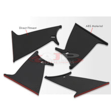 Load image into Gallery viewer, Subaru WRX STI 2015-2020 4-Piece Add On Trunk Spoiler Wing Stabilizer Support Black