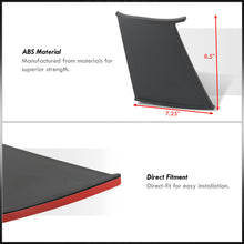 Load image into Gallery viewer, Subaru Impreza WRX STI 2002-2007 4-Piece Add On Trunk Spoiler Wing Stabilizer Support Black