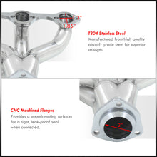 Load image into Gallery viewer, Ford LTD 289-302-351 Small Block Hugger SBC V8 Stainless Steel Shorty Exhaust Header