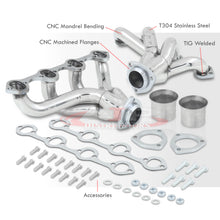 Load image into Gallery viewer, Ford LTD 289-302-351 Small Block Hugger SBC V8 Stainless Steel Shorty Exhaust Header