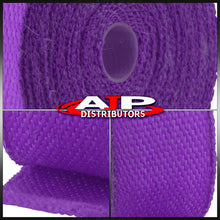 Load image into Gallery viewer, Universal for Car 2" 30FT Header Exhaust Heat Shield Insulated Wrap Tape Cover (Purple) - Turbo Manifold Pipe Downpipe Motorcycles Trucks JDM