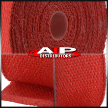 Load image into Gallery viewer, Universal for Car 2" 30FT Header Exhaust Heat Shield Insulated Wrap Tape Cover (Red) - Turbo Manifold Pipe Downpipe Motorcycles Trucks JDM