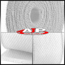 Load image into Gallery viewer, Universal for Car 2" 30FT Header Exhaust Heat Shield Insulated Wrap Tape Cover (White) - Turbo Manifold Pipe Downpipe Motorcycles Trucks JDM
