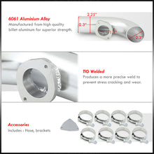 Load image into Gallery viewer, Dodge Neon SRT-4 2003-2005 Bolt-On Aluminum Polished Piping Kit with Type-RS / Type-S BOV Flange + Blue Couplers