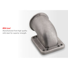 Load image into Gallery viewer, Universal 2.5" T3 T4 Turbo V-Band 90 Degree Elbow Adapter Flange Cast