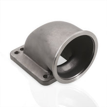Load image into Gallery viewer, Universal 3.0" T3 T4 Turbo V-Band 90 Degree Elbow Adapter Flange Cast