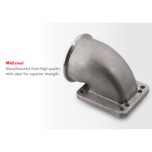 Load image into Gallery viewer, Universal 3.5" T3 T4 Turbo V-Band 90 Degree Elbow Adapter Flange Cast