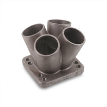 Load image into Gallery viewer, Universal 4-1 T3 T4 Turbo Flange Mild Steel Header Manifold Merge Collector