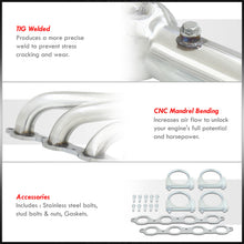 Load image into Gallery viewer, Chevrolet Silverado 1500 2014-2018 / GMC Sierra 1500 2014-2018 5.3L V8 Stainless Steel Long Tube Exhaust Header + Y-Pipe