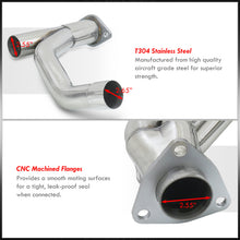 Load image into Gallery viewer, Chevrolet Silverado 2007-2013 / GMC Sierra 2007-2013 4.8L 5.3L 6.0L 6.2L V8 Stainless Steel Long Tube Exhaust Header + Y-Pipe