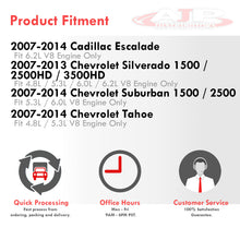 Load image into Gallery viewer, Chevrolet Silverado 2007-2013 / GMC Sierra 2007-2013 4.8L 5.3L 6.0L 6.2L V8 Stainless Steel Long Tube Exhaust Header + Y-Pipe