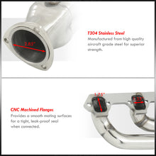 Load image into Gallery viewer, Ford Mustang 260-302 4.3L 4.7L 5.0L V8 1964-1977 Stainless Steel Shorty Exhaust Header