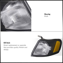 Load image into Gallery viewer, Nissan Sentra/200SX Corner Light Black Housing Amber Reflector