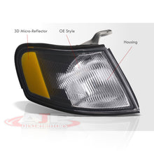 Load image into Gallery viewer, Nissan Sentra/200SX Corner Light Black Housing Amber Reflector