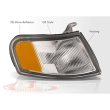 Load image into Gallery viewer, Nissan Sentra/200SX Corner Light Chrome Housing Amber Reflector