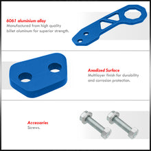 Load image into Gallery viewer, Universal 10mm Rear Tow Hook Kit Blue (Pass-JDM Style)