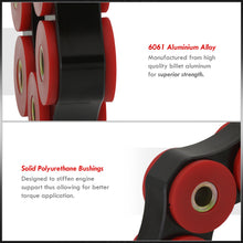 Load image into Gallery viewer, BMW 3 Series E30 E36 Non-M Automatic / Manual Transmission Drive Shaft Flex Disc Black with Red Polyurethane Bushing (LK=78mm/10mm)