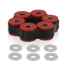 Load image into Gallery viewer, BMW 3 Series E30 E36 E46 Non-M Manual Transmission Drive Shaft Flex Disc Black with Red Polyurethane Bushing (LK=78mm/12mm)