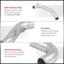 Load image into Gallery viewer, Mazda RX7 FC3S 1986-1991 Single Turbo Bolt-On Aluminum Polished Piping Kit + Blue Couplers