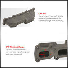 Load image into Gallery viewer, Chrysler PT Cruiser 2003-2010 / Dodge Neon SRT-4 2003-2006 2.4L T3/T4 Cast Iron Turbo Manifold (35mm/38mm Wastegate Flange)