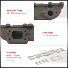 Load image into Gallery viewer, Chrysler PT Cruiser 2003-2010 / Dodge Neon SRT-4 2003-2006 2.4L T3/T4 Cast Iron Turbo Manifold (35mm/38mm Wastegate Flange)