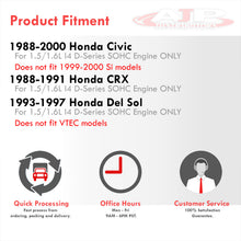 Load image into Gallery viewer, Honda Civic 1988-2000 / CRX 1988-1991 / Del Sol 1993-1997 D-Series D15 D16 T3/T4 Ram Horn Stainless Steel Turbo Manifold (40mm Wastegate Flange)