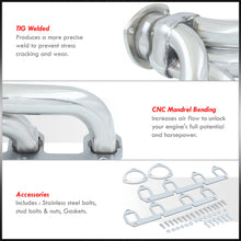 Load image into Gallery viewer, Ford 330 360 390-428 Big Block FE Engine Swapped Stainless Steel Shorty Exhaust Header