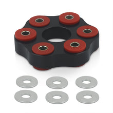 Load image into Gallery viewer, Toyota Supra / Lexus GS300 GS400 GS430 / SC300 SC400 (2JZGE / 1UZFE Non-Turbo) Drive Shaft Flex Disc Black with Red Polyurethane Bushing (LK=105mm/12mm)