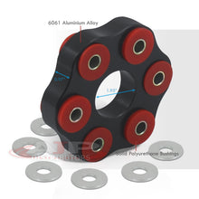 Load image into Gallery viewer, Toyota Supra / Lexus GS300 GS400 GS430 / SC300 SC400 (2JZGE / 1UZFE Non-Turbo) Drive Shaft Flex Disc Black with Red Polyurethane Bushing (LK=105mm/12mm)