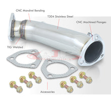Load image into Gallery viewer, Audi A4 B5 B6 1.8L Turbo 1997-2005 / Volkswagen Passat 1.8L Turbo 1998-2005 Stainless Steel Non-Resonated Test Pipe