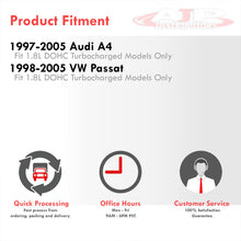 Load image into Gallery viewer, Audi A4 B5 B6 1.8L Turbo 1997-2005 / Volkswagen Passat 1.8L Turbo 1998-2005 Stainless Steel Non-Resonated Test Pipe