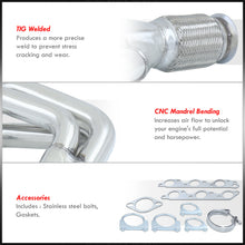 Load image into Gallery viewer, Chevrolet Impala 2004-2005 / Pontiac Grand Prix 1997-2003 3.8L V6 Supercharged Stainless Steel Exhaust Header