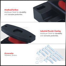 Load image into Gallery viewer, Volkswagen MK4 Jetta 1999-2004 / Golf GTI 1999-2005 / Audi TT 2004-2006 2.8L VR6 Engine & Manual Transmission Motor Mount Black with Red Polyurethane Bushing