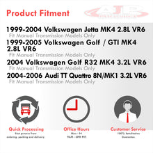 Load image into Gallery viewer, Volkswagen MK4 Jetta 1999-2004 / Golf GTI 1999-2005 / Audi TT 2004-2006 2.8L VR6 Engine & Manual Transmission Motor Mount Black with Red Polyurethane Bushing