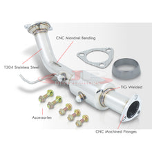 Load image into Gallery viewer, Honda Civic SI 2002-2005 Stainless Steel Resonated Test Pipe