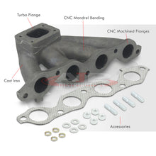 Load image into Gallery viewer, Toyota Corolla 1984-1989 / MR2 1985-1989 4A-GE 1.6L T25 Cast Iron Turbo Manifold